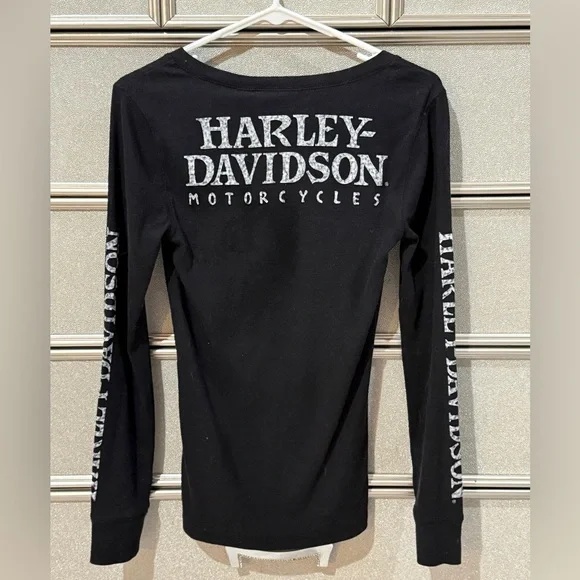Harley-Davidson Black Long Sleeve Shirt - Picture 2 of 3